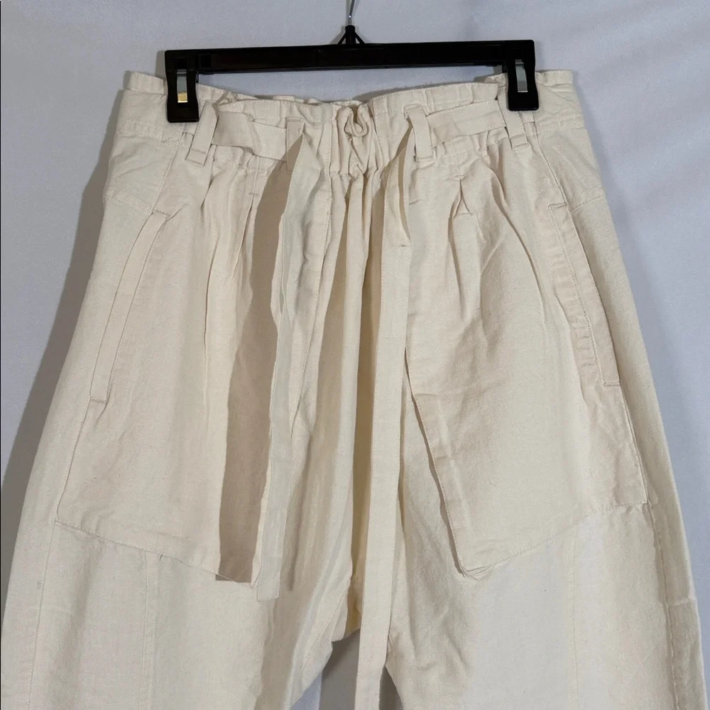 Free People Skyrider Relaxed Fit Pant Size S Cream Color NWOT - Picture 4 of 11